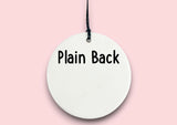 We love you , personalised ceramic ornament