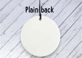 Motivational Gift - I am so proud of You - Marble Ceramic circle