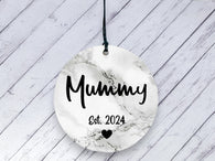 Mother's Day Gift  - Mummy Marble Ceramic circle