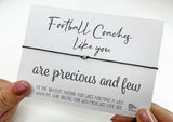 a person holding a card that says football coach like you
