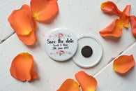 Custom Order for Save the Date Magnets - Floral Arrow