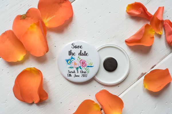 Custom Order for Save the Date Magnets - Floral