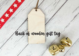 Reusable Gift Tag - Red Car
