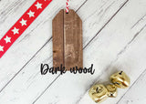 Reusable Gift Tag - Xmas tree