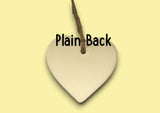 Ceramic Hanging Heart - Teaching Assistants As like you are precious and few