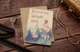 Printed Wooden Wish Bracelet - Mermaid