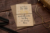 Printed Wooden Wish Bracelet Good Friends are Like Stars