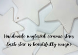 Ceramic Hanging Star Decoration Nutcracker baby's first xmas