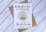 Wooden pocket rainbow for an amazing Bride to be