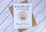 Wooden pocket rainbow for an amazing Personal Trainer