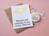 A6 Postcard Print - Thanks Baby Shower