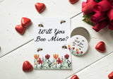 A6 Postcard Print Will You Bee Mine? Valentines Day