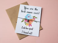 A6 Postcard Print - Mother's Day - Best Mum Ever!