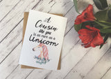 A Cousin Like You is as rare as a Unicorn Wish Bracelet