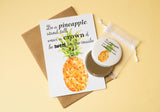 A6 Postcard Print Pineapple