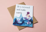 A6 Postcard Print - Mermaid