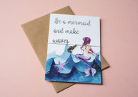 A6 Postcard Print - Mermaid