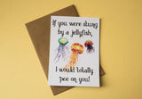 A6 postcard print - Jellyfish