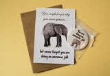 A6 Postcard Print - Elephant