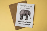 A6 Postcard Print - Elephant