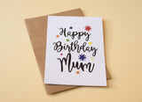 A6 postcard print  - Birthday Mum