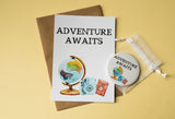 A6 postcard print - Adventure Awaits