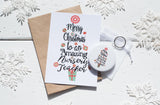 Christmas Tree Nursery Teacher A6 Postcard