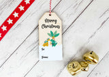 Reusable Gift Tag - Xmas Dinos