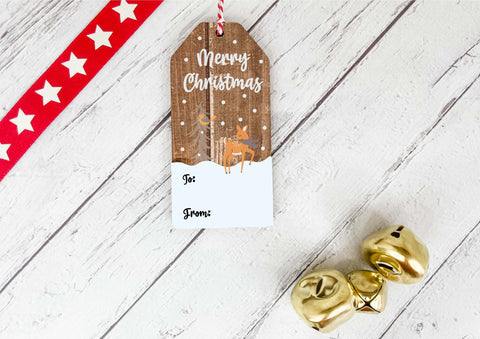Reusable Gift Tag - Forest Animals
