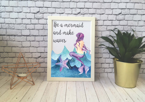 Card Print - Mermaid