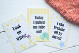 Premature Baby Journey Cards ® Yellow