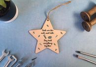 Star Ornament - Dads Are Like Nuts & Bolts