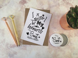 SWEARY A Wish for my Favourite C*nt Wish Bracelet