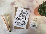 SWEARY A Wish for my Favourite W*nker Wish Bracelet