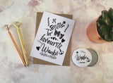 SWEARY A Wish for my Favourite W*nker Wish Bracelet