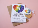 A6 Postcard Print -  IVF Pregnancy Wish
