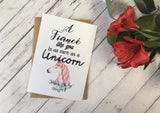 A Fiancé Like You is as rare as a Unicorn Wish Bracelet
