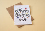 A6 postcard print - Happy Birthday Wish
