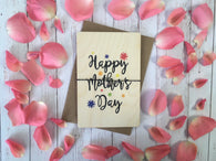 Printed Wooden Wish Bracelet - Happy Mothers Day