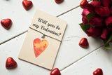 Printed Wooden Wish Bracelet - Will You Be My Valentine