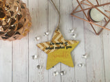 Wooden Star Ornament - Do More of what makes you sparkle