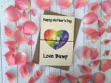 Printed Wooden Wish Bracelet - Happy Mothers Day Love Bump