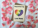 Printed Wooden Wish Bracelet - Happy Mothers Day Love Bump