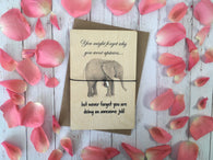 Printed Wooden Wish Bracelet Elephant Awesome Job