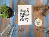 A6 postcard print - Happy Fathers Day