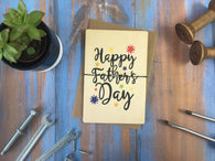 Printed Wooden Wish Bracelet - Happy Father's Day