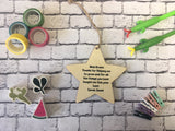 Wooden Star Ornament - You are a star