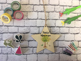 Wooden Star Ornament - Thanks For Helping Me Grow