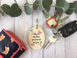 Wooden Keyring - Sisters Promoted To Aunties