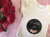 Weekly Journey Stickers - Chalkboard Floral